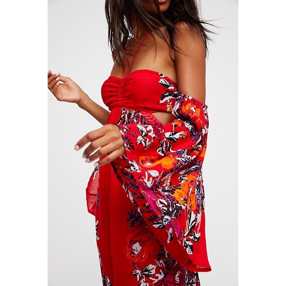 Free People Falling Flowers Jumpsuit - Picture 4 of 4
